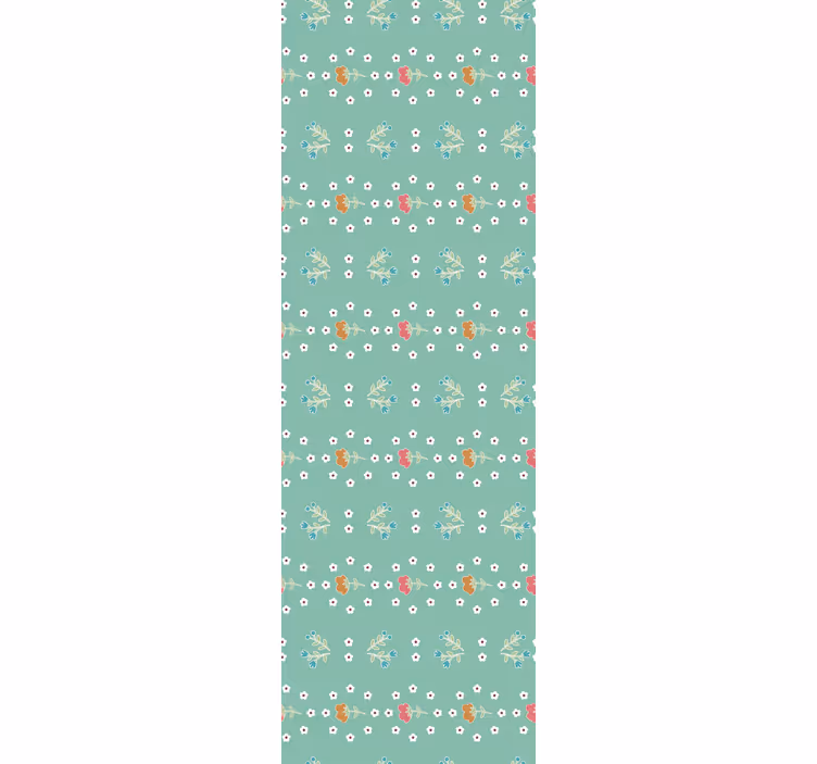 Zoete bloemenaccenten bloemen behang - TenStickers