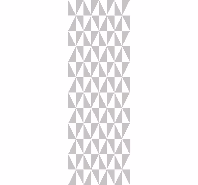 Stijlvolle driehoeken opstelling behang geometrisch - TenStickers