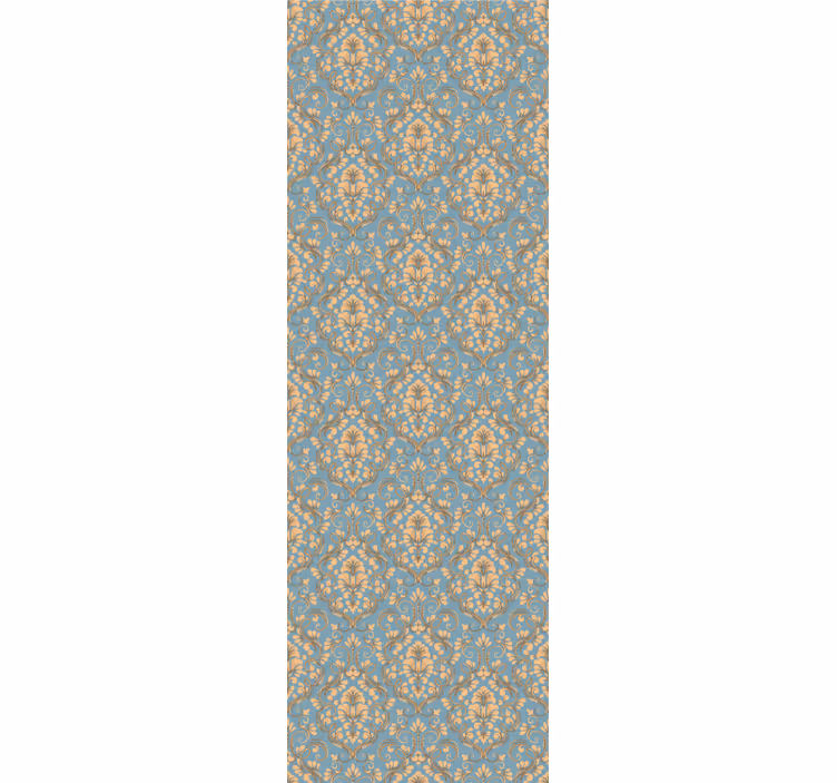 Sierlijke bloemendamast behang anders vintage - TenStickers