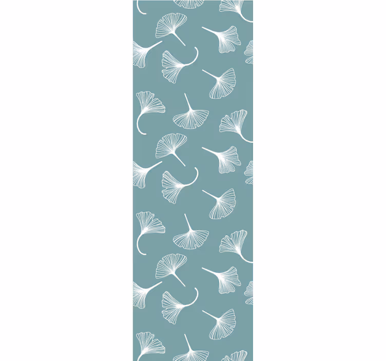 Delicate groene ginkgo behang bladeren - TenStickers
