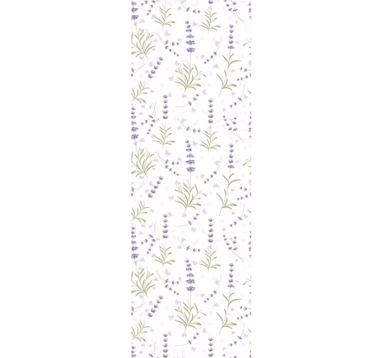 Lavendel bloemstuk bloemen behang - TenStickers