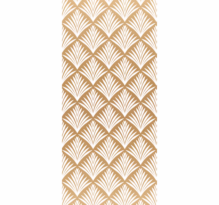 Elegant gebogen detail sierlijk behang - TenStickers