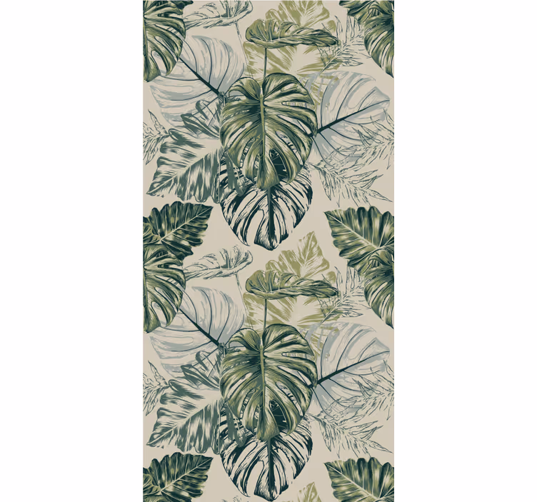 Weelderige groene decoratie behangpapier natuur - TenStickers