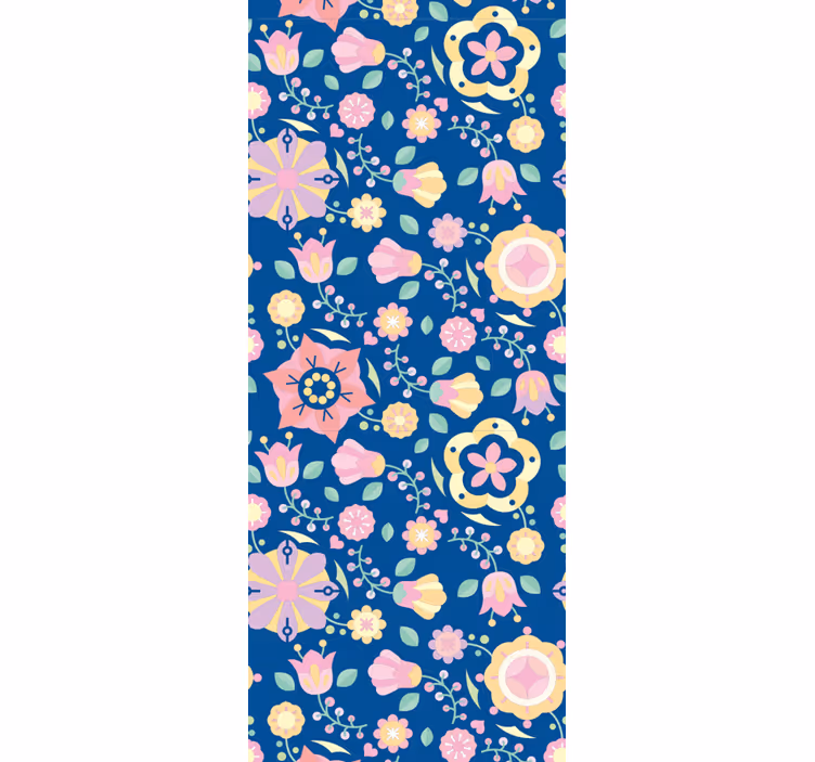 Compositie van bloemenbloesem bloemen behang - TenStickers