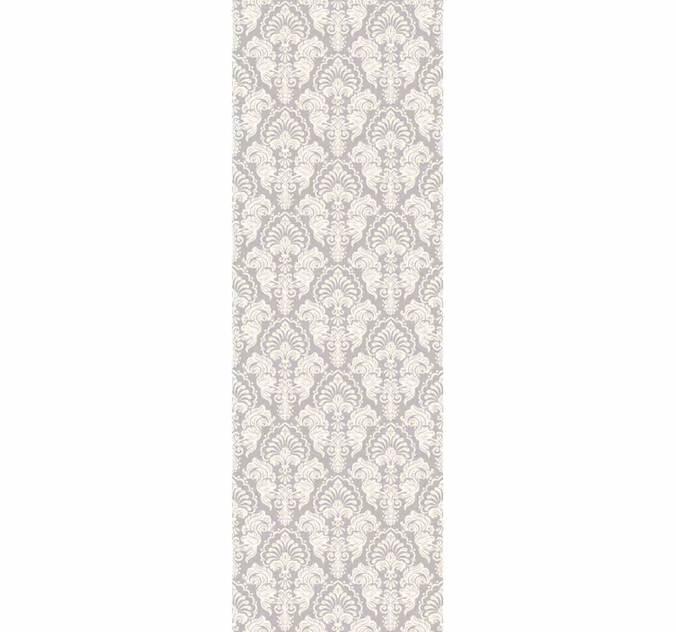 Elegante bloemenrol barok behangpapier - TenStickers