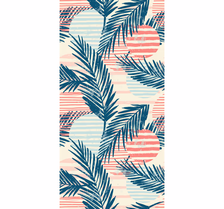 Tropische palmverfrissing behangpapier natuur - TenStickers