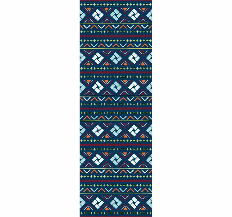 Geometrische kleurblokken behang geometrisch - TenStickers
