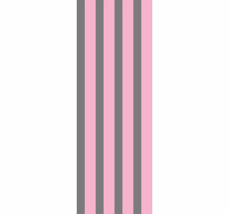 Behang strepen roze strepen - TenStickers
