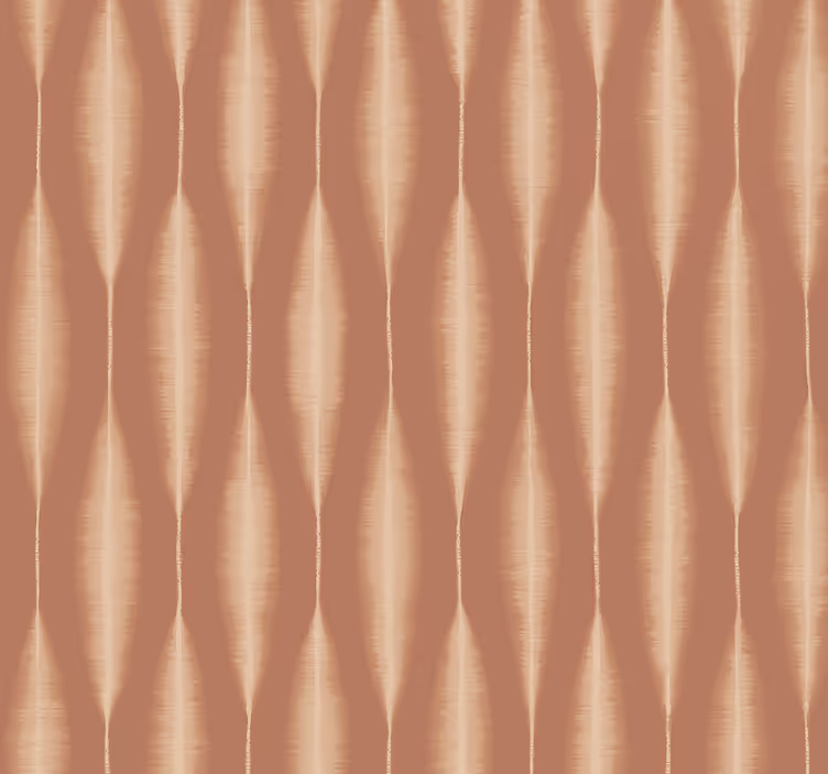 ikat kasuri mokka mousse geometrisch behang - TenStickers