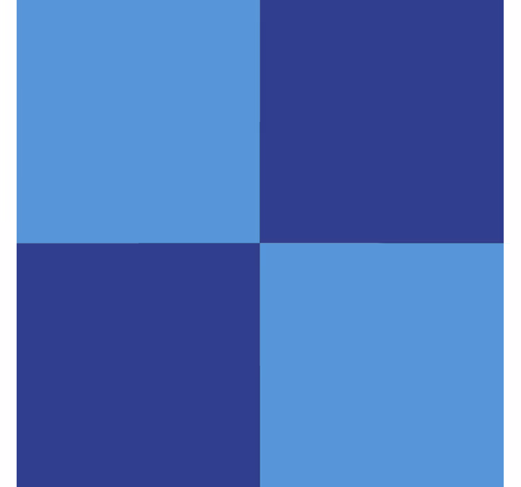 Donker en blauw motief behang tegels - TenStickers