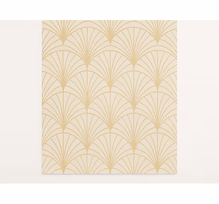 Fan art deco uit de jaren 20 behang anders vintage - TenStickers