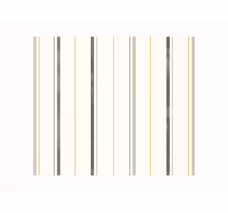 Beige verticale strepen behang keuken - TenStickers