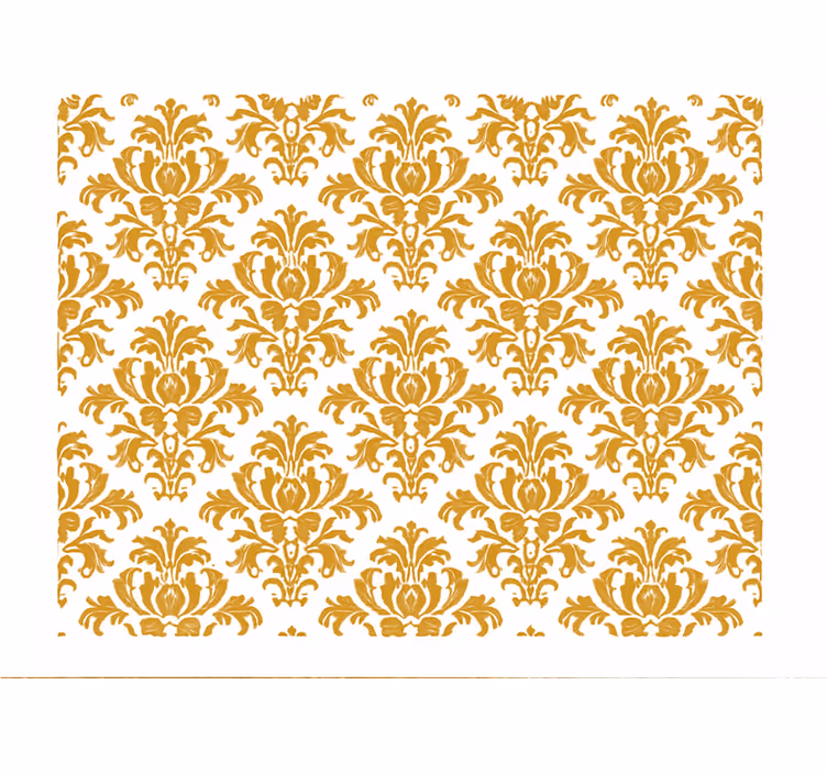 Barok damastpatroon behangpapier ingang - TenStickers