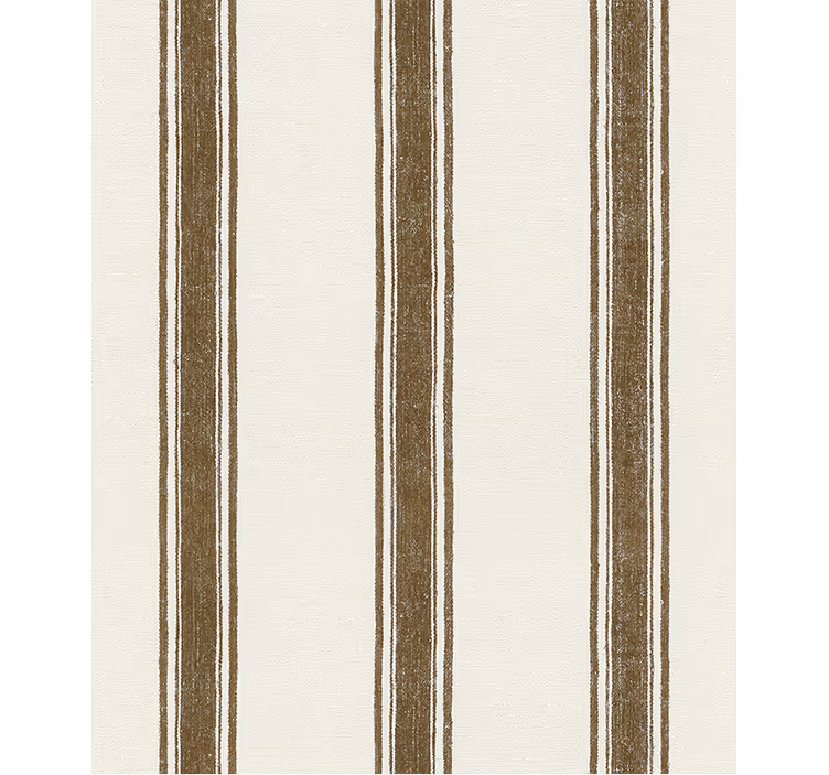 Geometrisch behang verticale lijnen mocha - TenStickers