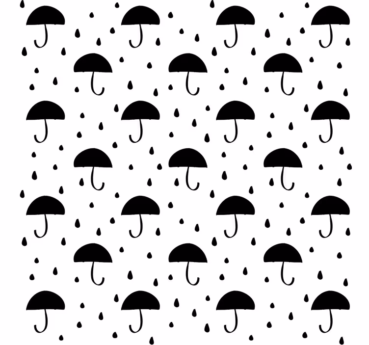 Behang geometrisch regendruppel confetti - TenStickers