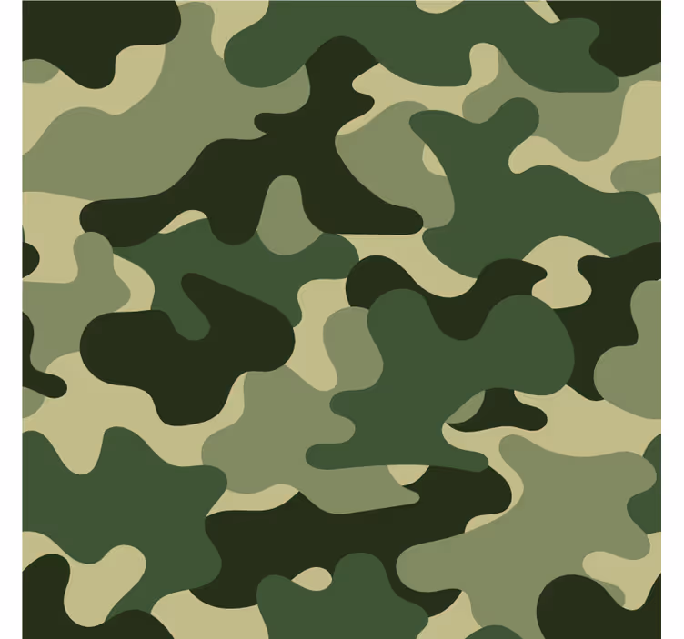 Fotobehang natuur camo patroon print - TenStickers