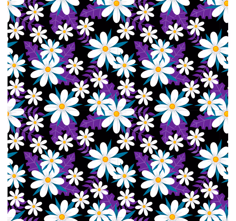 Fotobehang natuur kleurrijke bloemenpracht - TenStickers