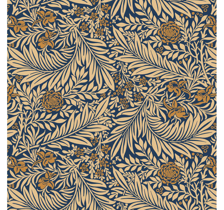 Behang woonkamer floral vintage - TenStickers
