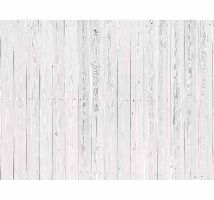 Behang houtlook vintage wit patroon - TenStickers