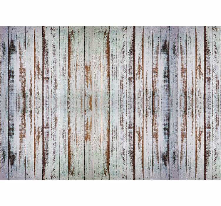 Sierlijk behang stripping wood - TenStickers
