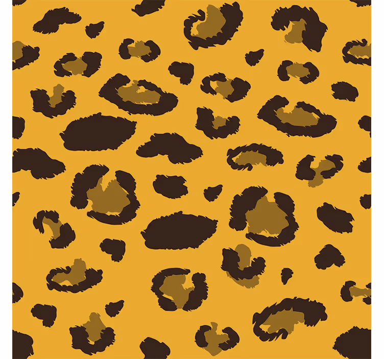Behang woonkamer luipaard dierenprint - TenStickers