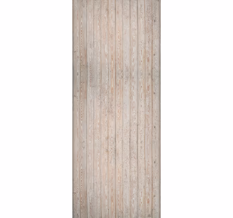 Sierlijk behang lichte bruine horizontale planken - TenStickers