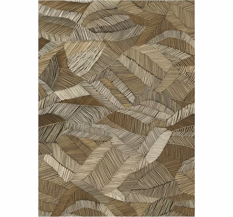 Behang woonkamer abstract geometrische aardetinten - TenStickers