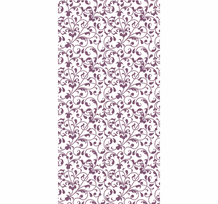 Behang woonkamer ornamentas leaf paisley - TenStickers