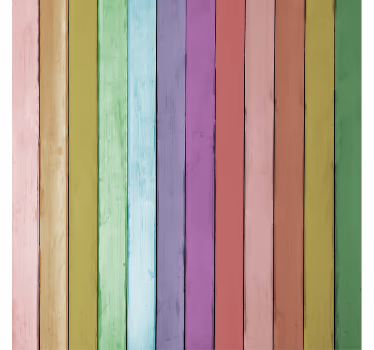 Sierlijk behang lichte kleur houten planken - TenStickers