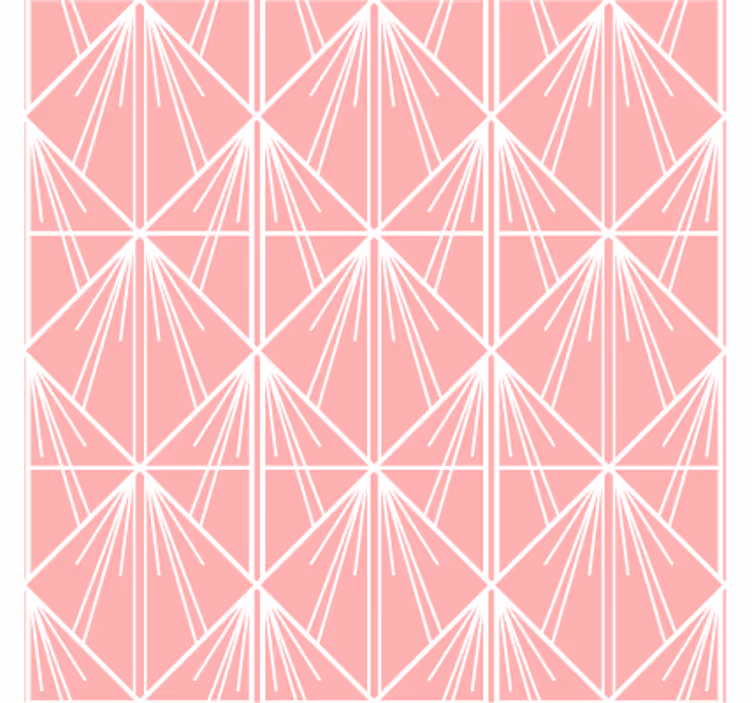 Sierlijk behang geometrische indelingsconcept - TenStickers