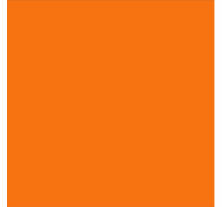 Behang woonkamer matte oranje - TenStickers
