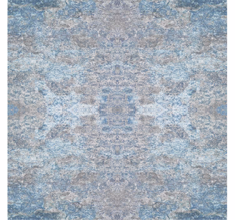 Behang print lichtblauw en beige marmertextuur - TenStickers