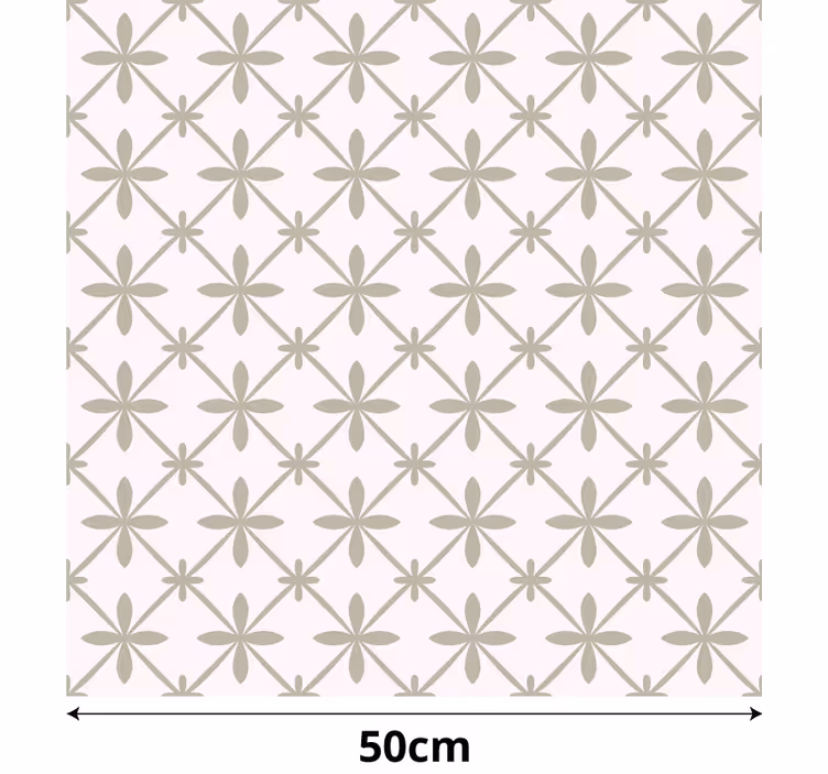 Behangpapier slaapkamer vintage eenvoudig patroon - TenStickers
