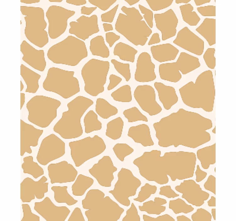 Behang dieren giraffe print - TenStickers