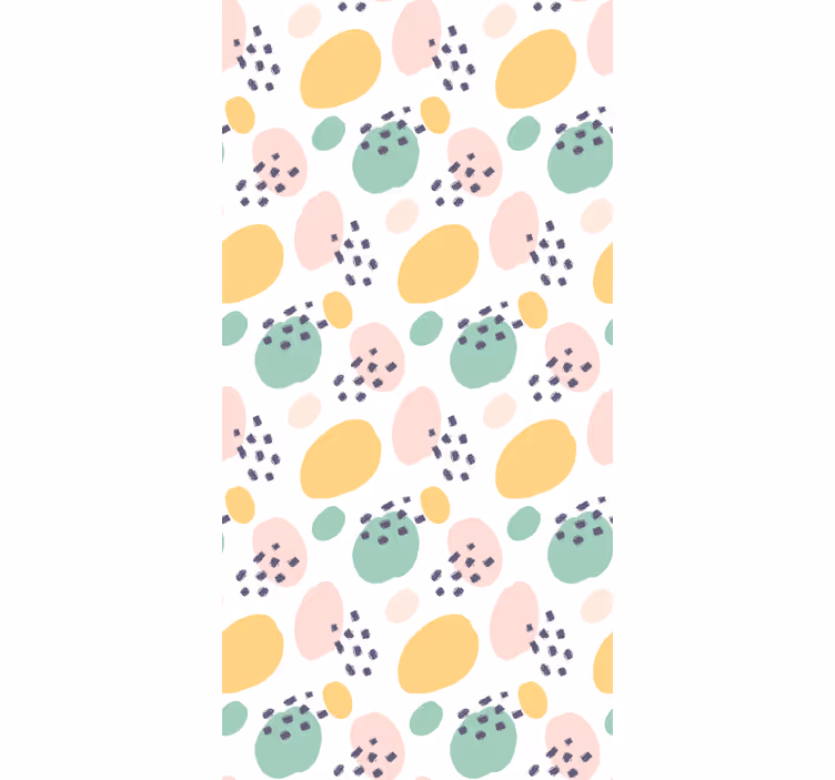 Behang print pastel wandkunst vormen - TenStickers