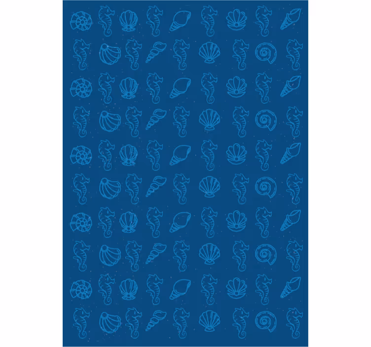 Behang dieren maritieme motieven illustratie - TenStickers