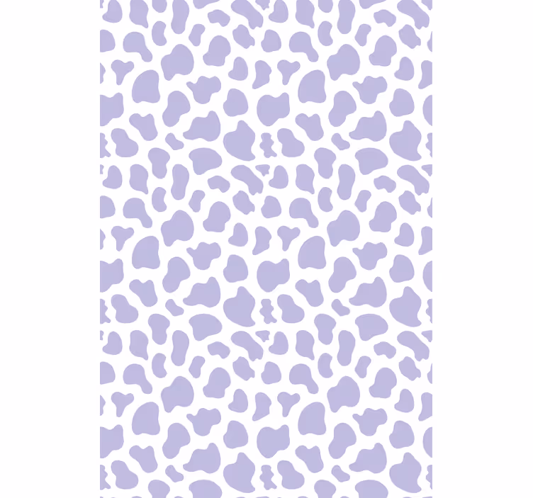Behang dieren paarse koeienprint - TenStickers