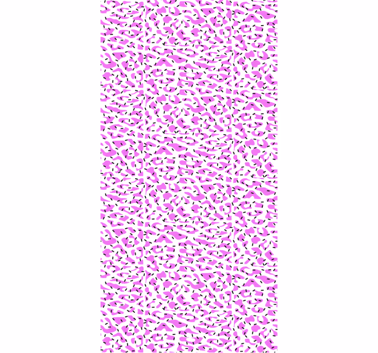 Behang dieren fuchsia luipaardpatroon - TenStickers