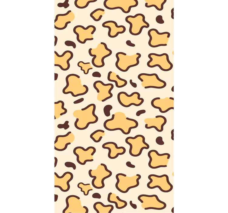 Behang dieren grote luipaardvormen - TenStickers