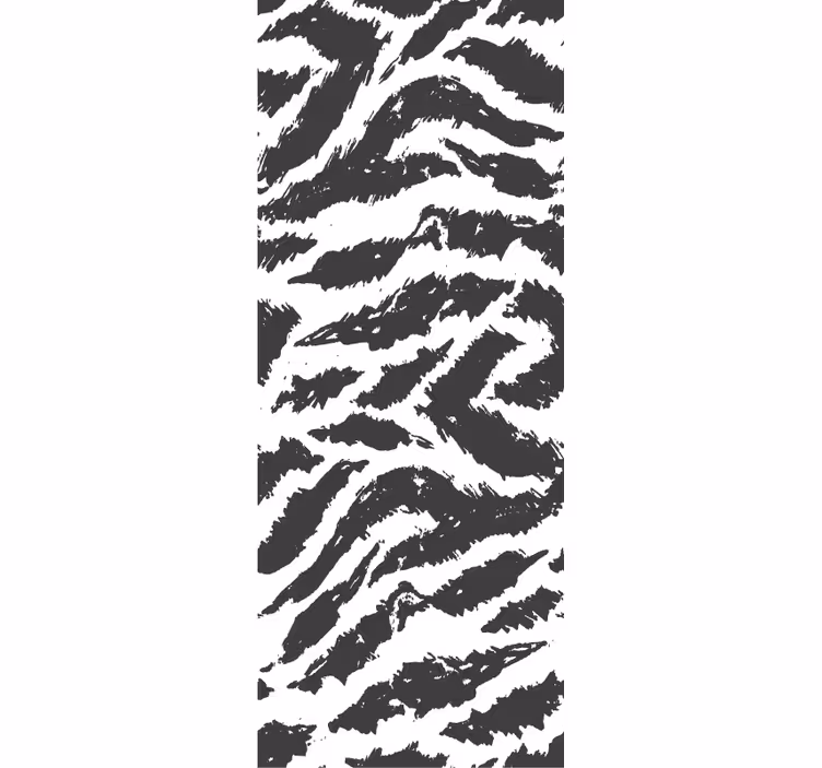 Behang dieren zebra strepen concept - TenStickers