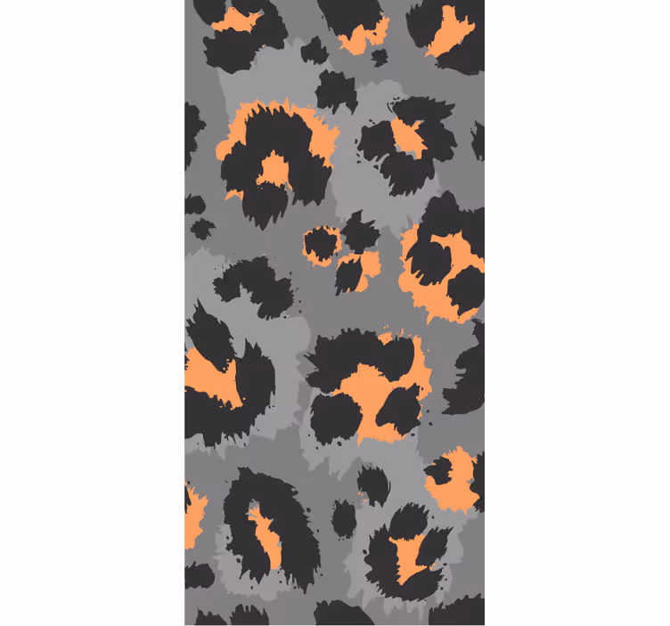 Behang dieren met gedurfd luipaardpatroon - TenStickers