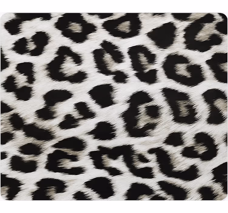 Behang dieren witte luipaardprint - TenStickers