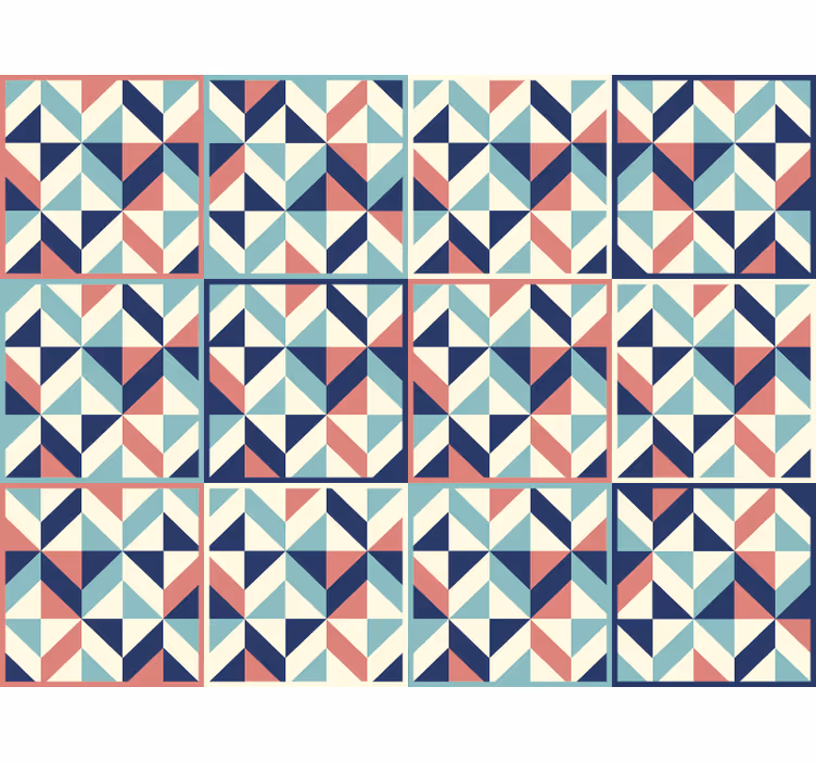 Behang kantoor geometrisch patroon oppervlak - TenStickers