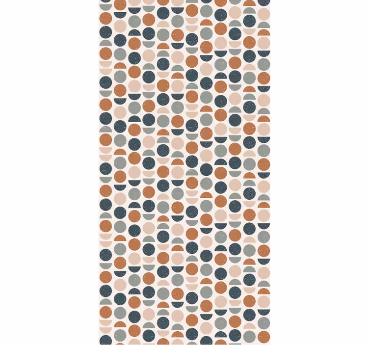 Behang kantoor semi-cirkels patroon - TenStickers