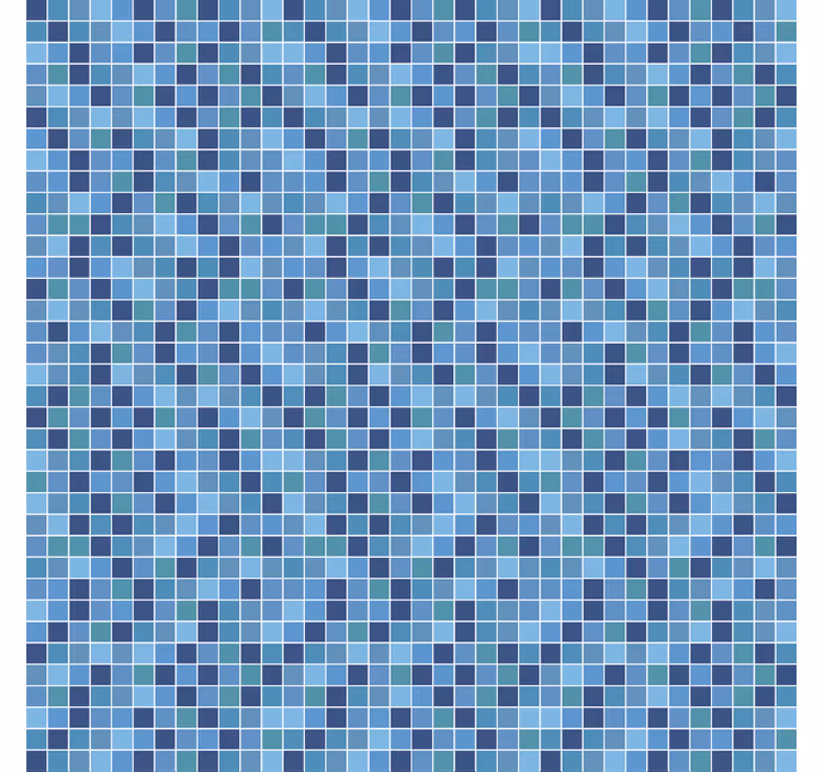 Behang kantoor geometrisch mozaïek textiel - TenStickers