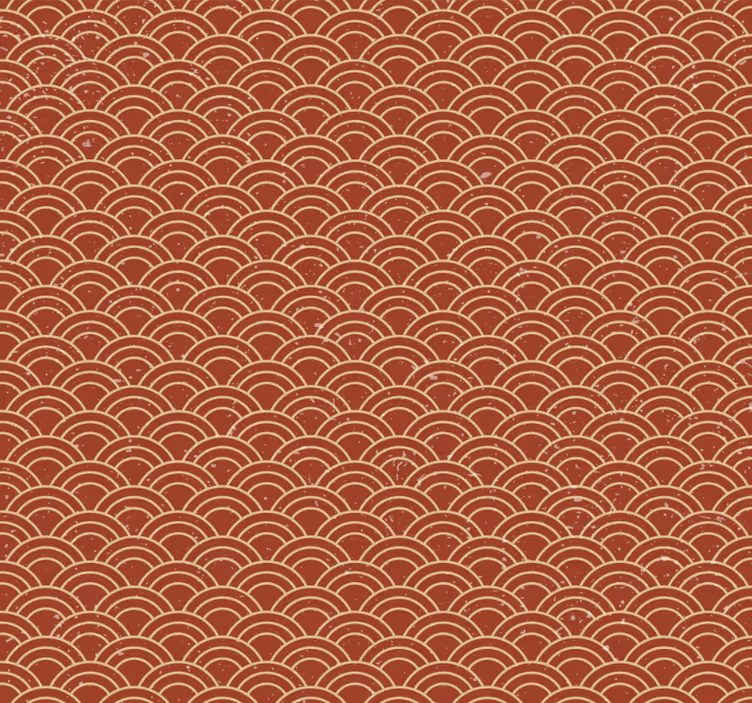 Behangpapier gang japanse golf in vintage stijl - TenStickers