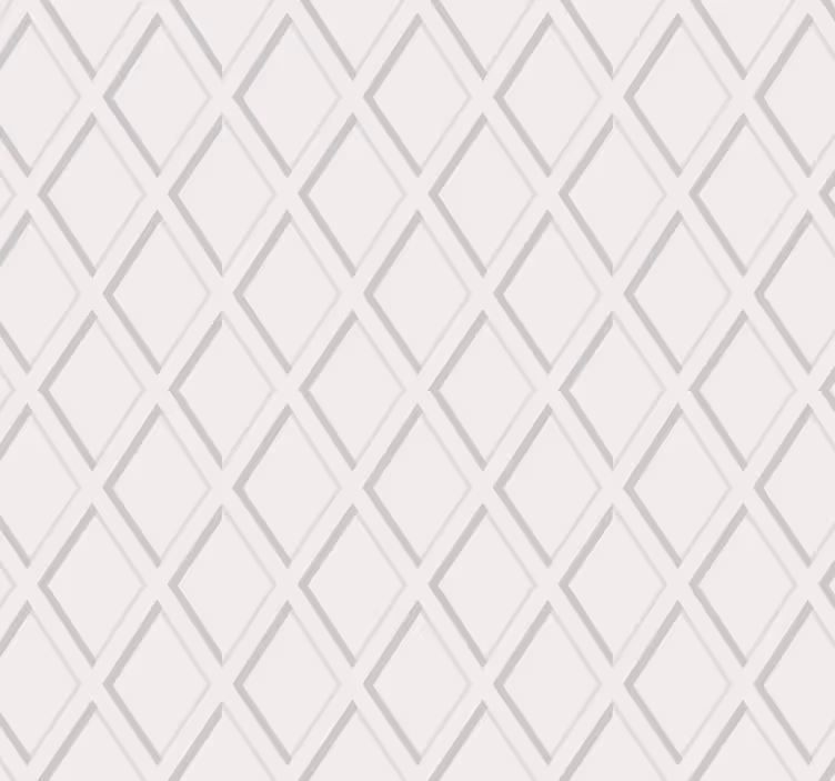 Behangpapier gang 3d ruit hamptons patroon - TenStickers