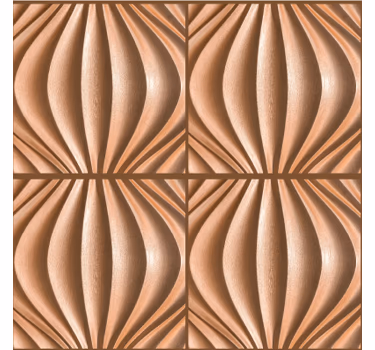 Eetkamer behang 3d zand effect - TenStickers