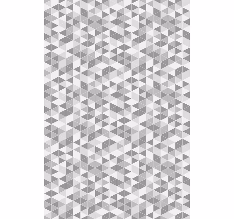 Eetkamer behang geometrisch driehoekig patroon - TenStickers