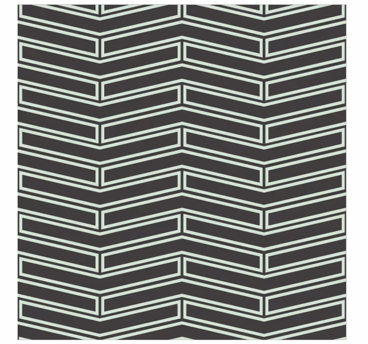 Behang geometrisch chevron lijnen - TenStickers